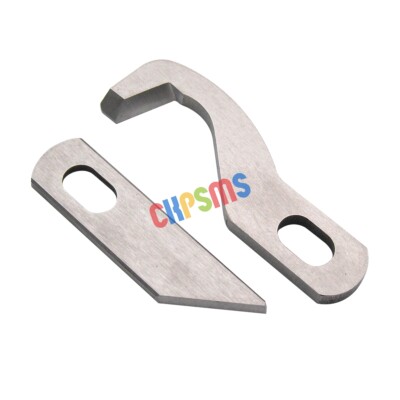 Overlock Blade Knife Upper & Lower Set Compatible with Singer S14-78 Pfaff Eleme
