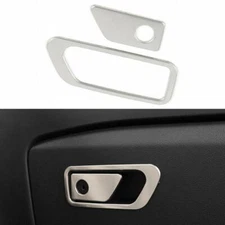 For Ford Explorer 2020-22 Silver Titanium Co-Pilot Storage Box Handle Cover Trim