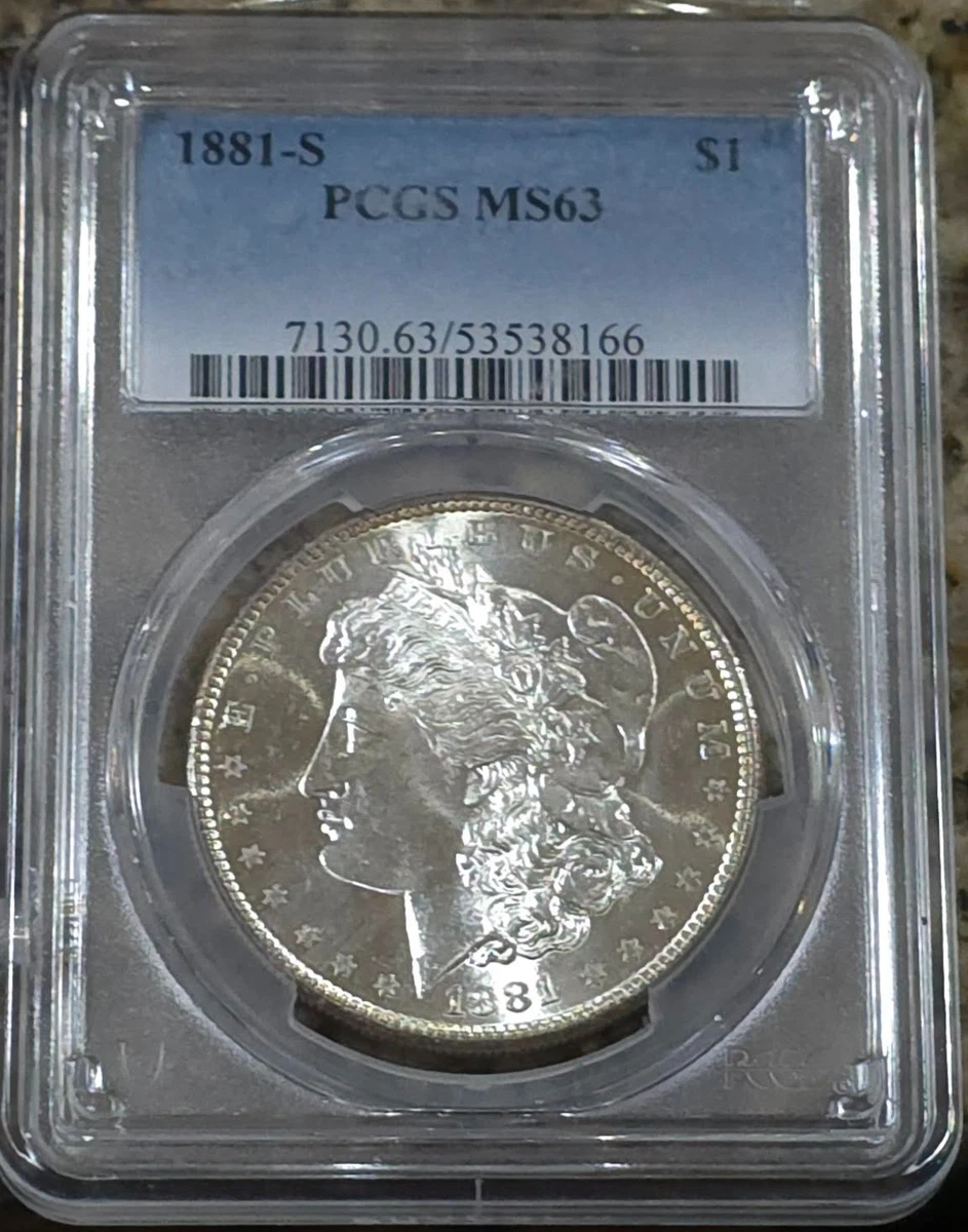 MS 63 Graded 1881 Year Morgan US Dollars (1878-1921) for sale | eBay