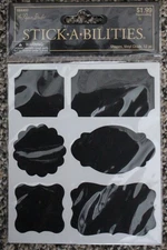 New Stickablities vinyl chalk labels scrapbook stickers
