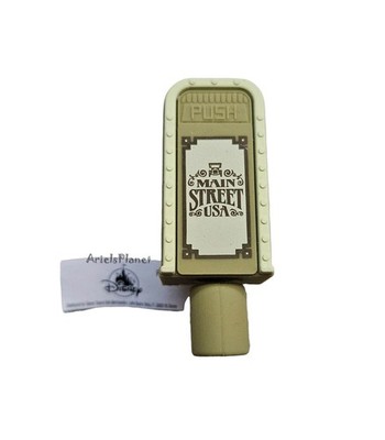 2026 Disney Parks Main Street USA Trash Can Bin Soft Rubber Bottle Straw Topper