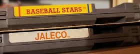 BASES LOADED W BOX & BASEBALL STARS NES Nintendo Entertainment System Lot 2 Game