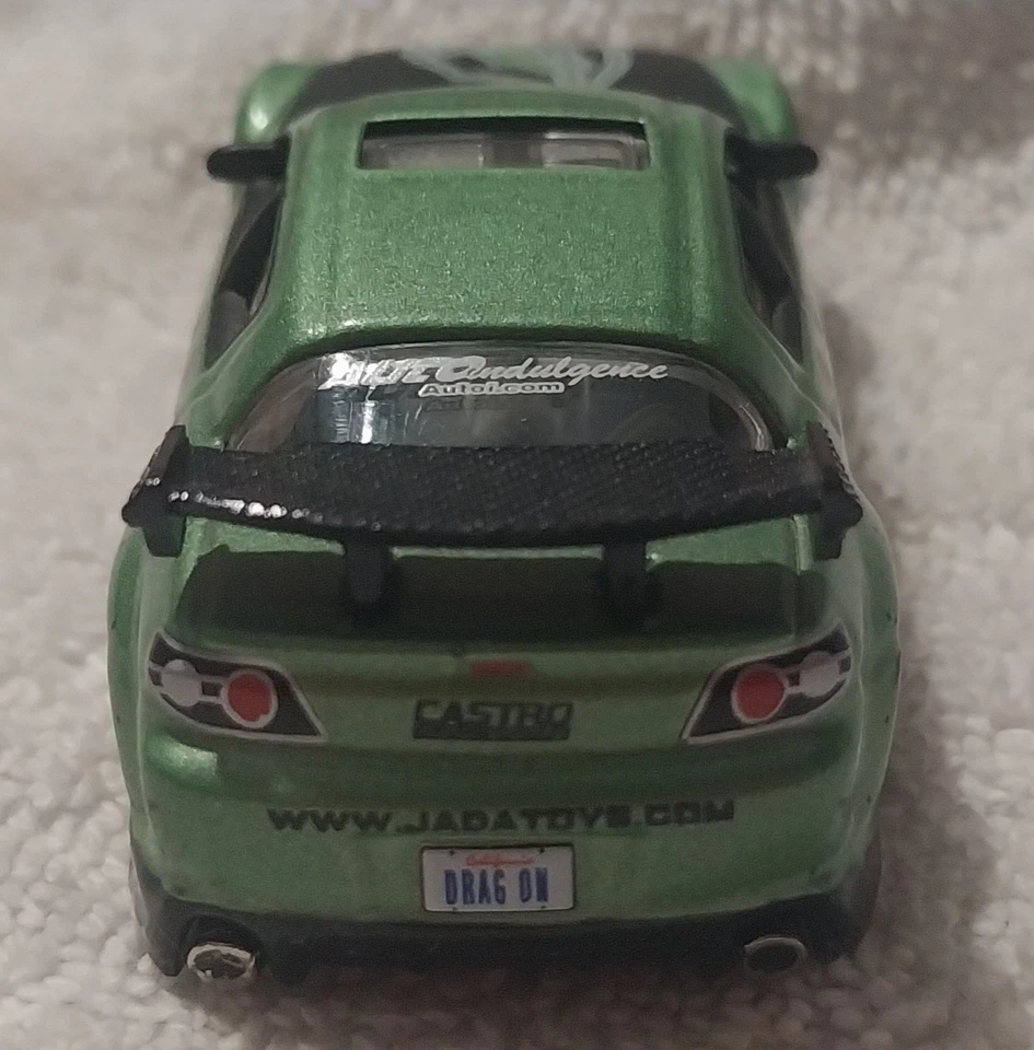 Jada Toys Import Racer #018 Mazda RX-8 Green/Black Tokico Gas Shocks 1:64 - Image 4 of 4