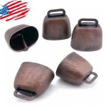 5 Pack Copper Bells for Cows Dogs Horses Sheep Cats Small Pets From USA