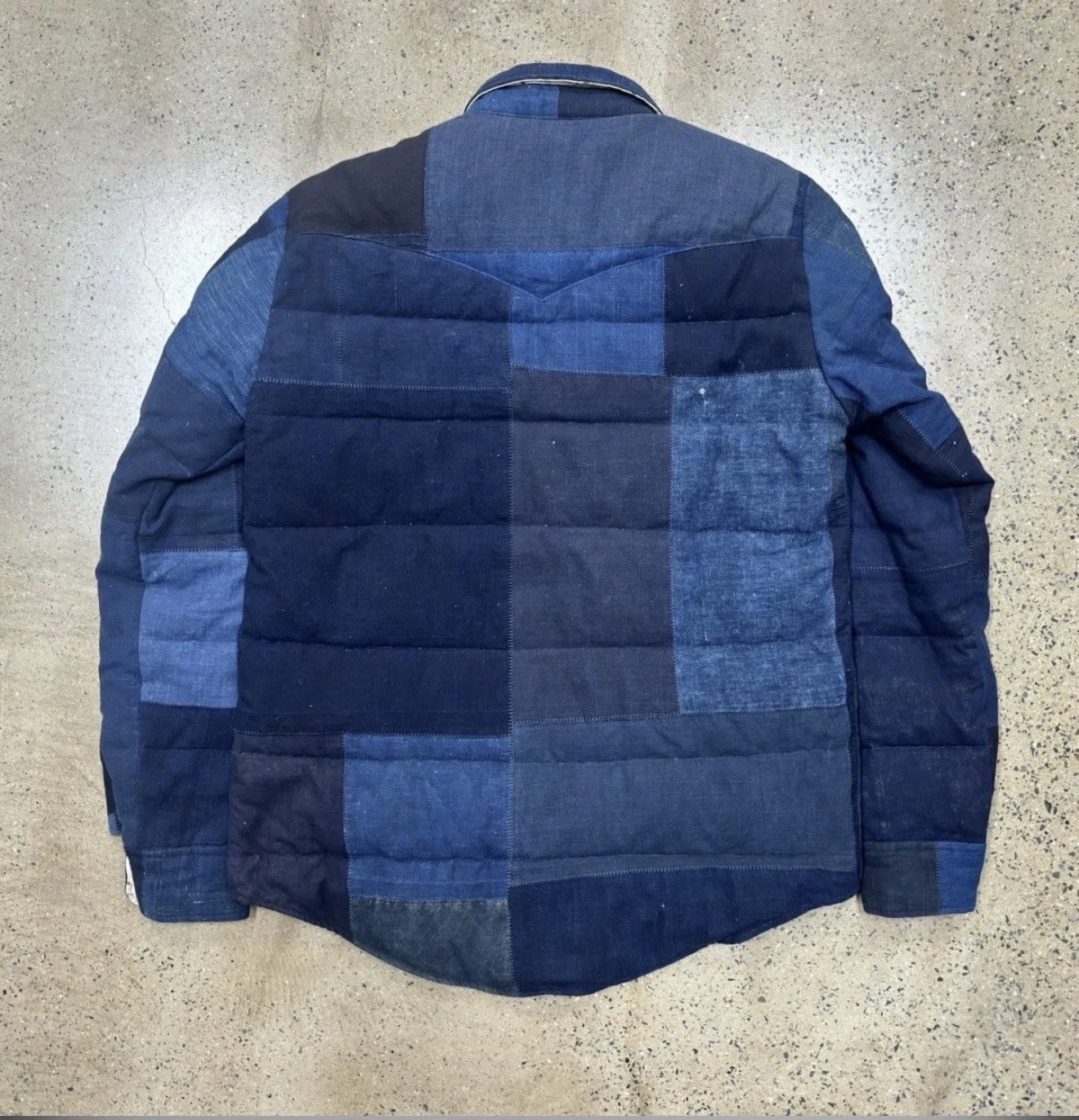 Visvim FW15 ICT Kerchief Down JKT Kofu Made in Japan Indigo Dye Size 3/L Rare - product detail image 2
