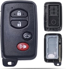 Smart Key Fob Shell Case Replacement Fits for Higjlander Venza Avalon Camry
