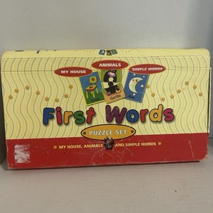 First Words Puzzle set Homeschooling Preschool Pre-K - 1st Grade Reading Skills