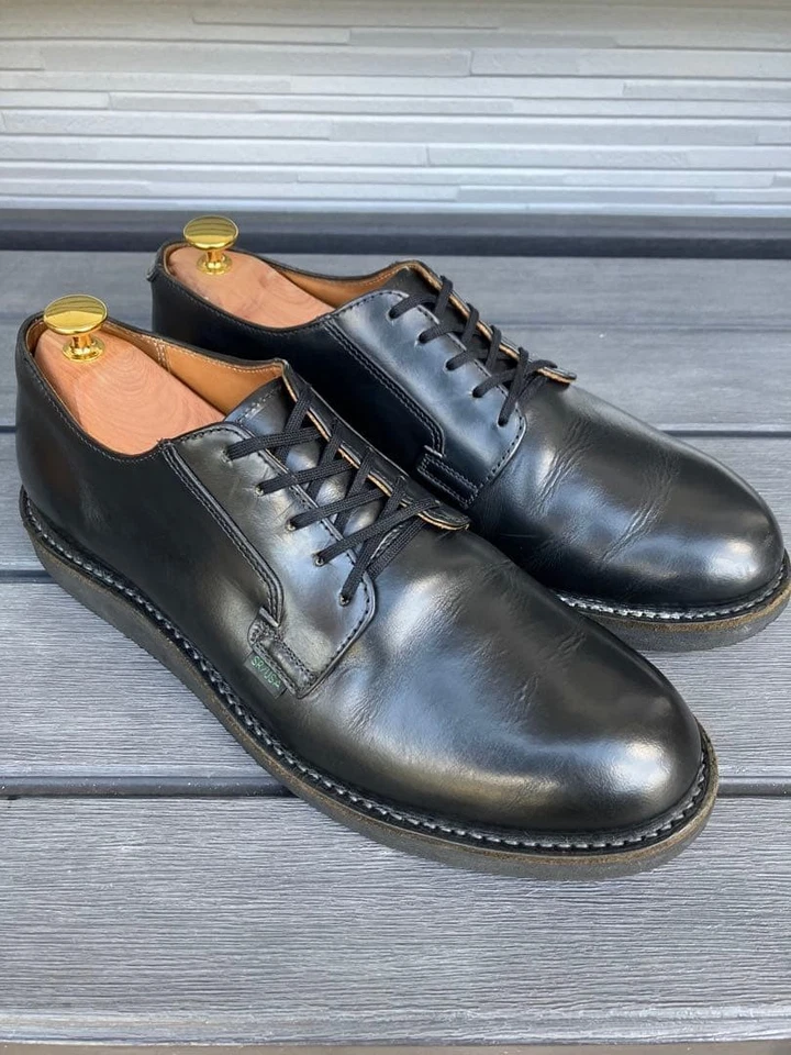 Red Wing Herren US9,5 D Postman Oxford Arbeitsschuhe 101 Schwarz Leder... - Bild 2 von 4