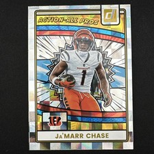 Jamarr Chase Action-All Pros Panini 2025 Donruss Football #AAP-JCH