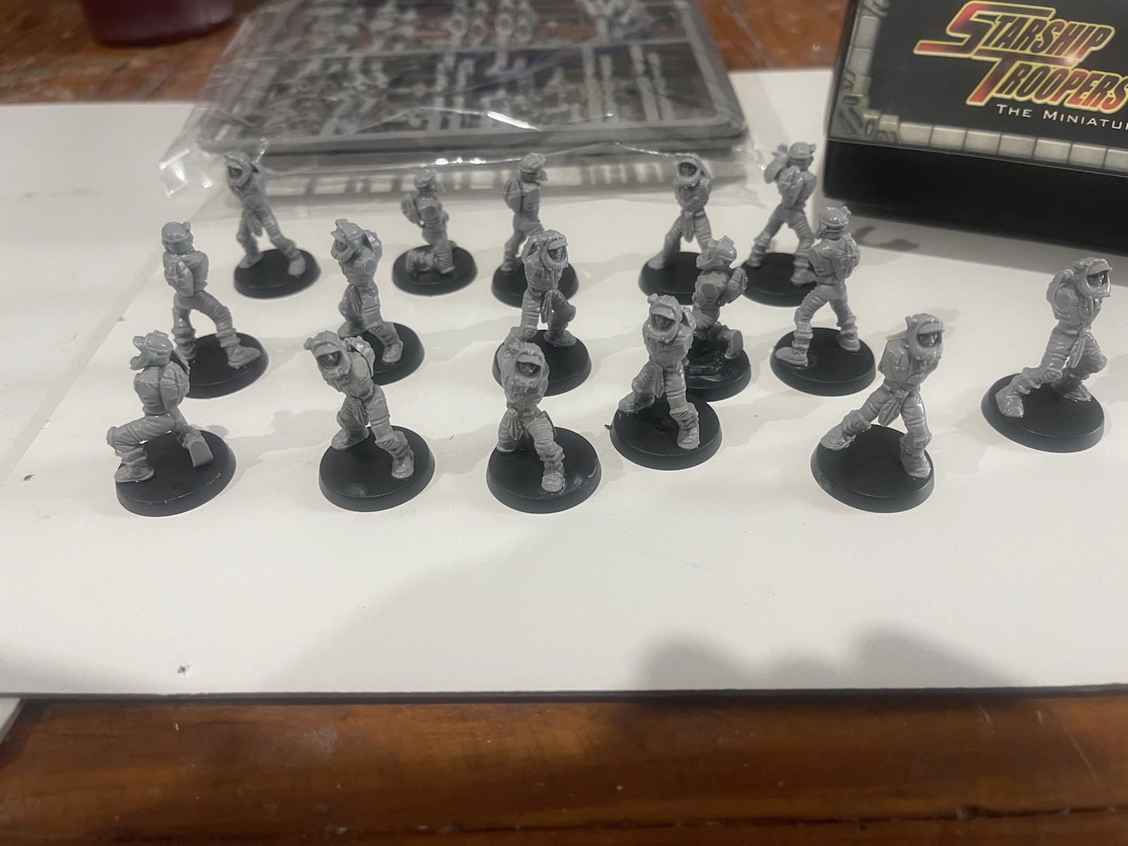 Starship Troopers M-1A4 Power Suit Squad Mongoose Publishing OOPx24 Troopers