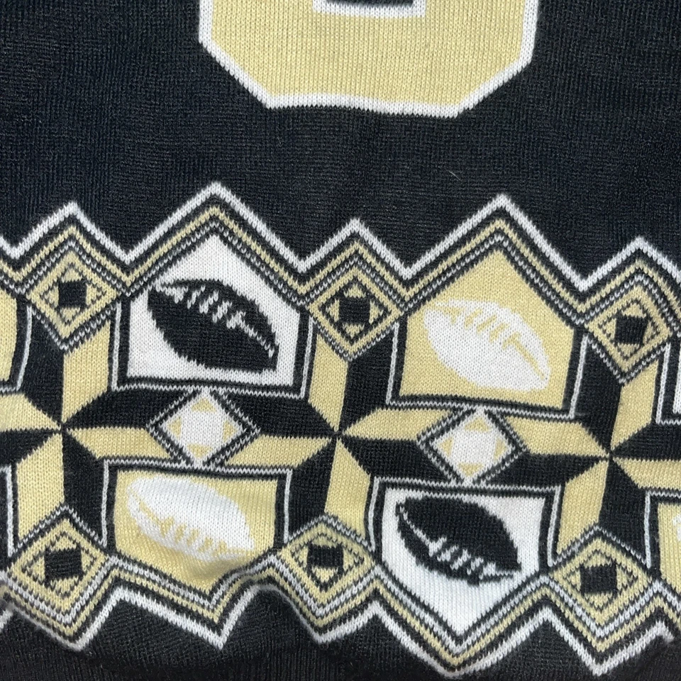 Ropa del equipo de la NFL Navidad 🎄 Suéter de fútbol americano Drew Brees Saints para hombre talla L grande Foto 3 de 4