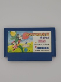 Mickey Mouse 3 Dream Balloon Famicom Game with Box and Manual (Used)