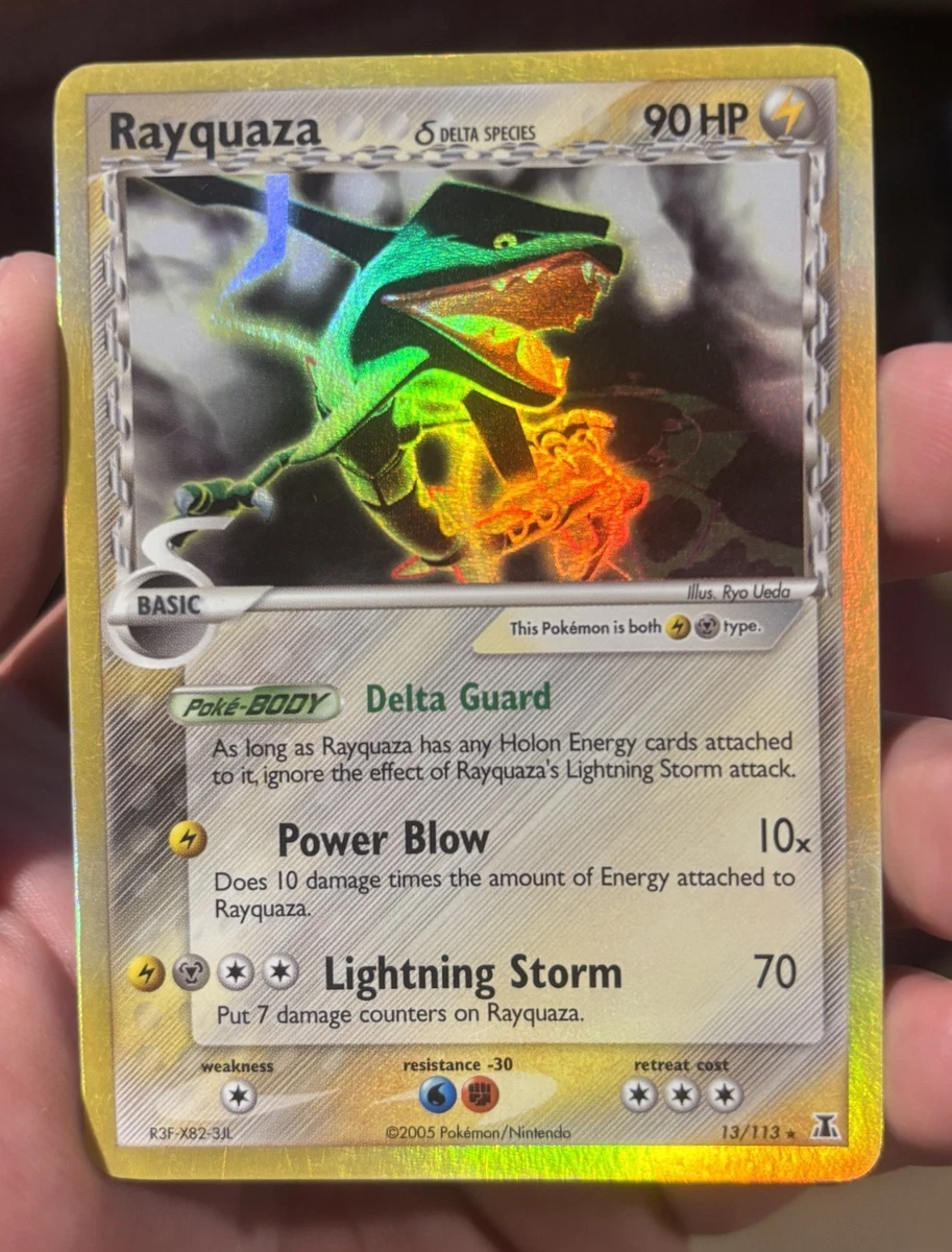 Rayquaza Pokémon TCG Holo Rare Individual Collectible Card Game