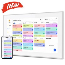 15.6 Inch Smart Digital Calendar Planner  Chore Chart, IPS HD Touch Screen Disp