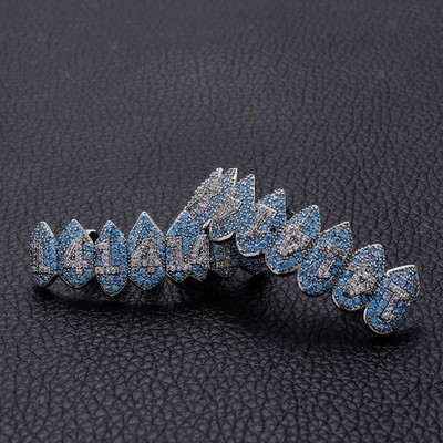 18K Hip Hop Zahngrill-Set Oben Und Unten