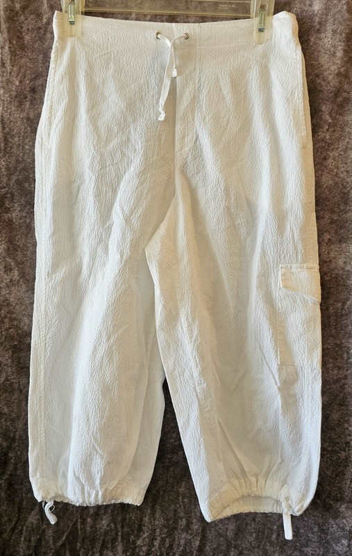 White Stag Stretch White Elastic Ladies Small 4-6 Cotton Blend