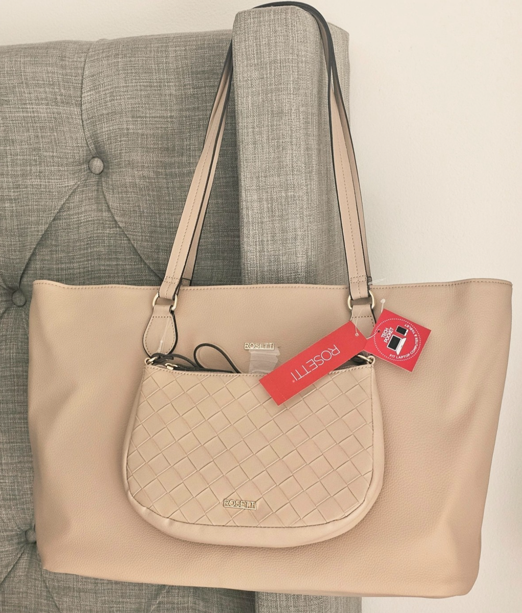 Rosetti MARA 2pc. Tote Tech laptop tablet & Mini Shoulder Bag NWT