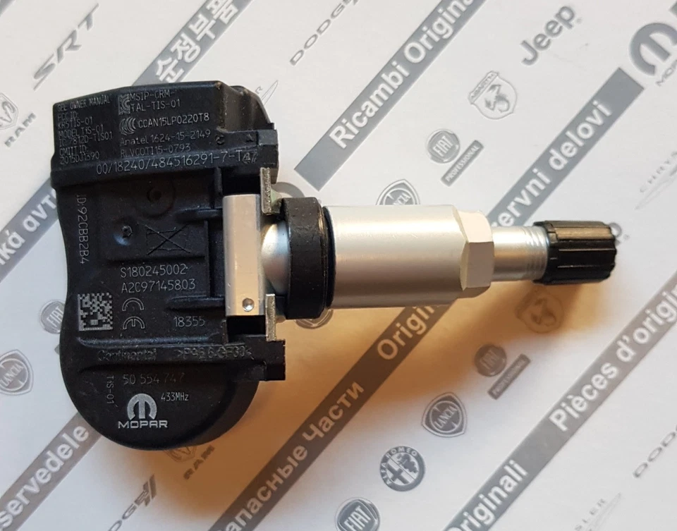 Set 04 sensori valvola pressione TPMS Originali Alfa Romeo Giulia (952) - Mopar - Bild 2 von 2