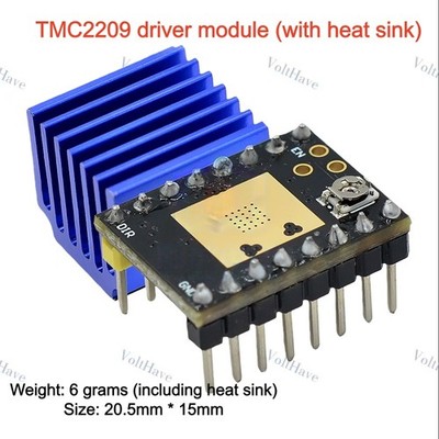 1PCS TMC2209 3D Printer Accessories Stepper Motor Silent Drive Module