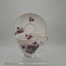 Vintage Floral Porcelain Tea Cup & Saucer Set