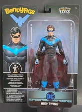 Bendyfigs DC Nightwing Action Figure DC Comics Brand New