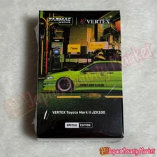 Tarmac Works 1:64 VERTEX Toyota Mark II JZX100 Light Green – Special Edition