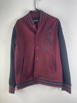 zoo york mens varsity bomber jacket size medium