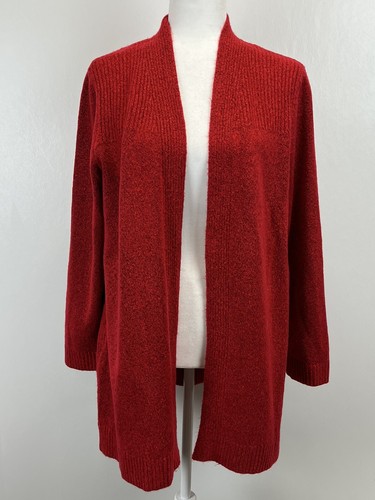Talbots Open Front Cardigan Sweater Sz 