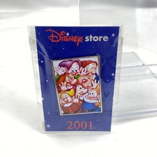 NEW 2001 Disney Store Snow White Commemorative PIN 7 Seven Dwarfs