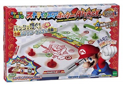 Board Game Nintendo SUPER MARIO AIR HOCKEY Attack by EPOCH JAPAN 