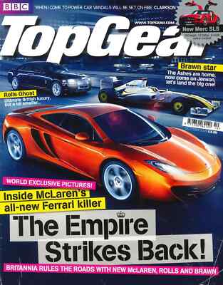 BBC Top Gear Magazine: Issue #196, McLaren MP4-12C, Lambo Balboni, Oct 2009