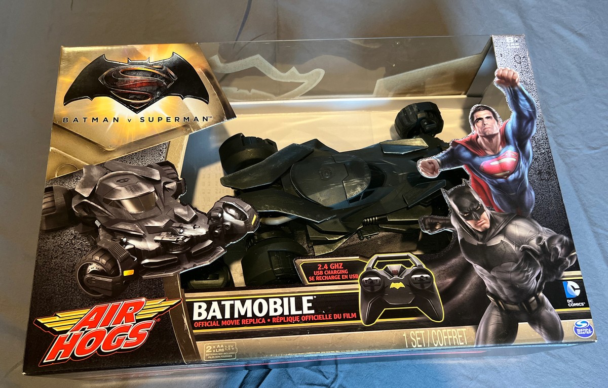 Air Hogs Batman V Superman Movie Batmobile Remote Control RC Vehicle New  Sealed
