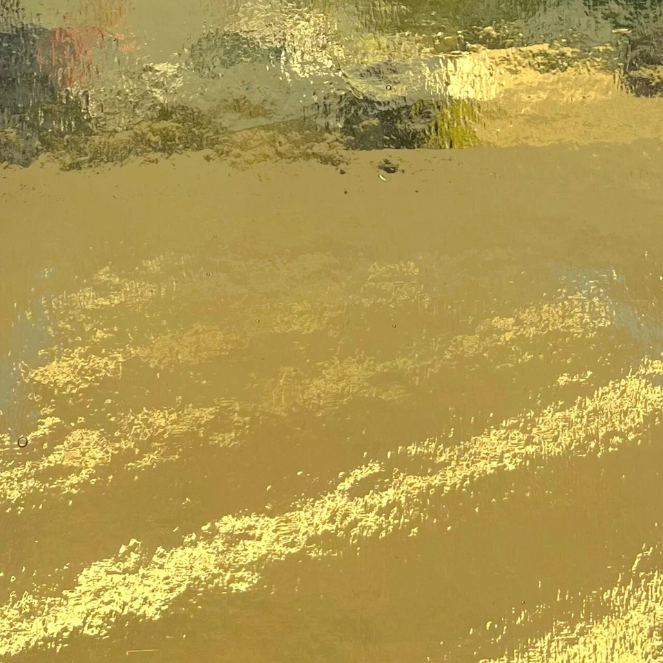 Pacote com 2 folhas de vidro fusíveis/quadrados de mosaico transparentes mel COE 96 - Imagem 2 de 3