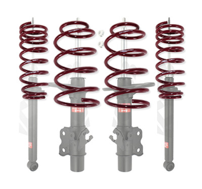 KYB 4 STRUTS SHOCKS & GERMAN LOWERING SPRINGS fits NISSAN 240SX 95 to 98 99 S14