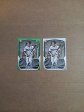 2023 Bowman Jacob Berry (2) 1st Bowman Neon Green #/399 Base Miami Marlins Sp