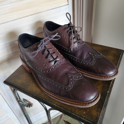 Cole Haan men’s shoes. Size 10.5M Cole Haan Mens Shoes Size 10.5 M Wing Tip Dress Shoes Brown  main image 4