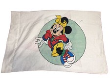 Vintage DISNEY Minnie Mouse Bedding Fabric Pacific Standard Pillow Case A16
