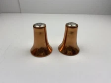 Vintage Coppercraft Guild COPPER Salt & Pepper Shakers Taunton Massachusetts 4Z