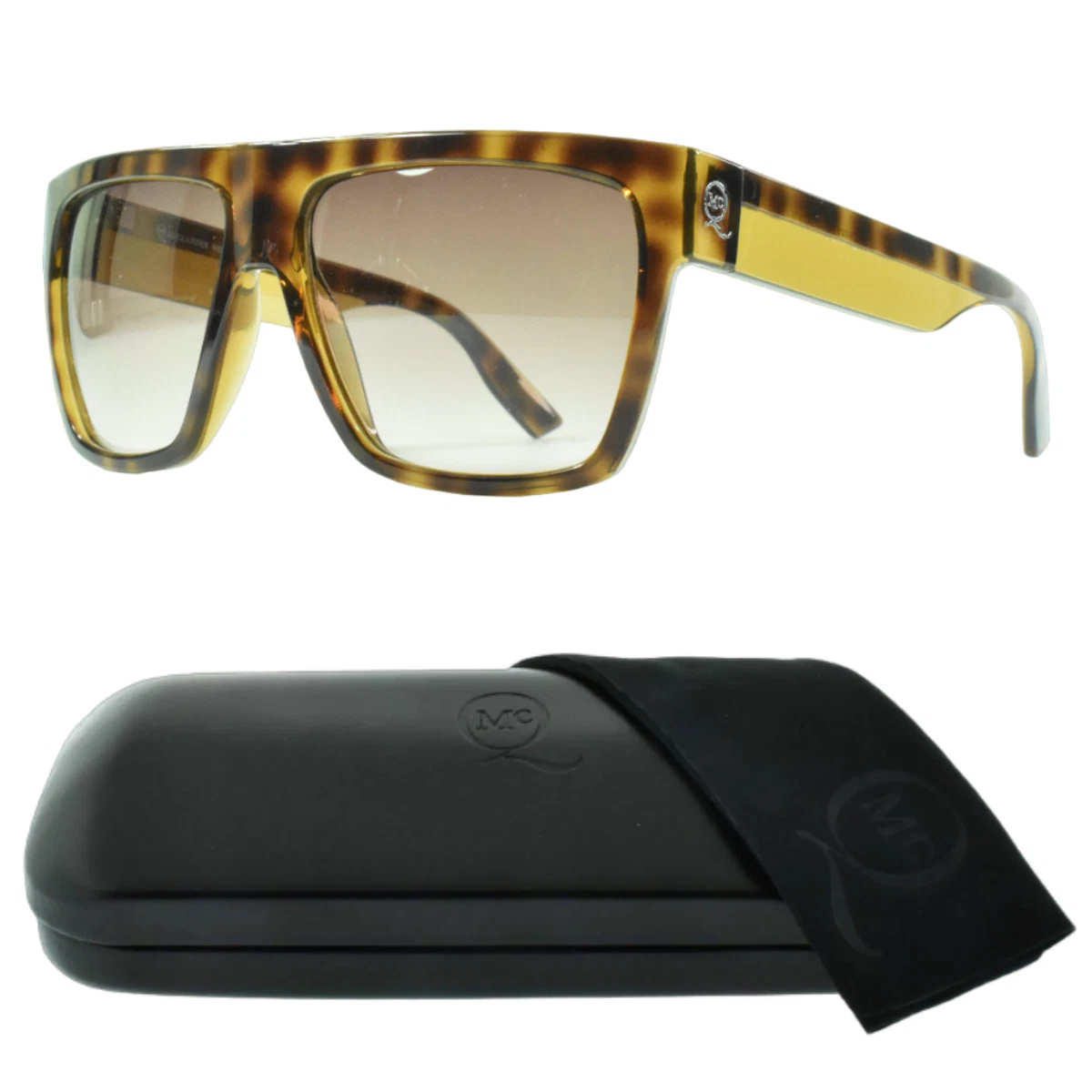 Alexander McQueen MCQ 0005 S 01C Rectangular Havana Brown