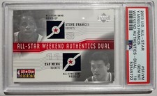 2003 Upper Deck All-Star Weekend Dual Fabric Steve Francis/Yao Ming PSA 10...