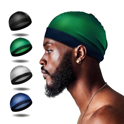 Pcs Silk Wave Cap Compression Over Silky Durag Stocking Wave