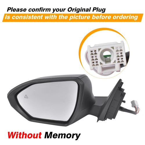 Mirrors Driver Left Side Heated Hand for Hyundai Santa Cruz Tucson 87610-CW030