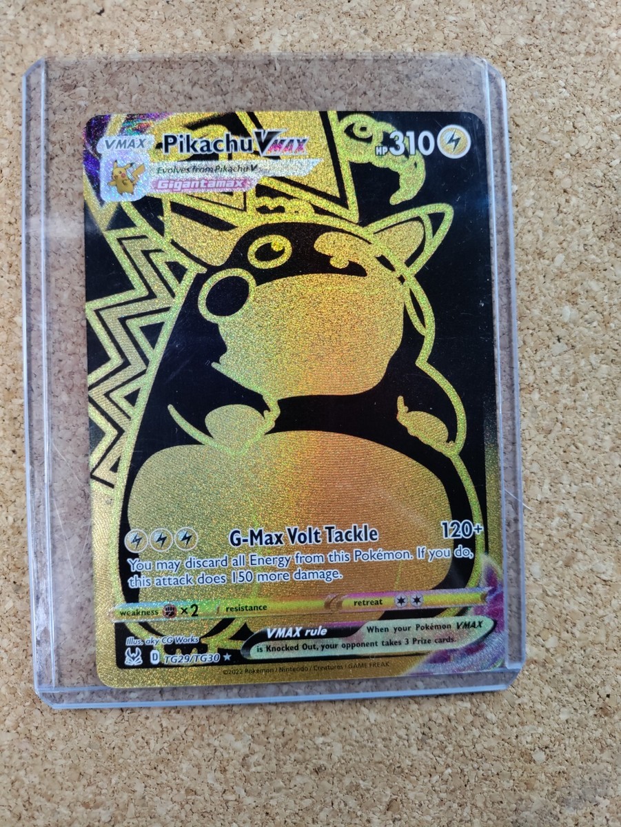 Pikachu VMAX TG29/TG30 Lost Origin GOLD SECRET RARE | eBay