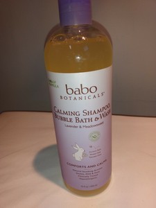 babo botanicals calming shampoo bubble bath
