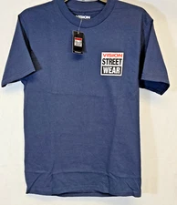 Vision Street Wear Classic Tee T-Shirt Blue Multiple Sizes New with Tags