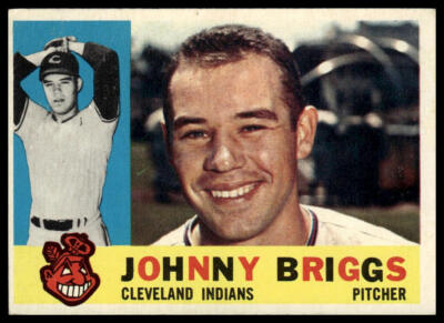 #ad #ad 1960 Topps #376b Johnny Briggs $1.99
