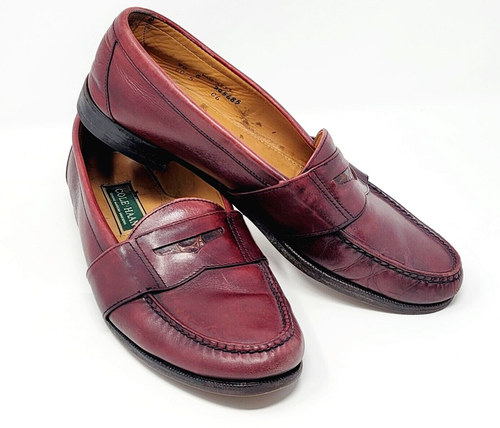 Penny Loafers Leather Handsewn Shoes 