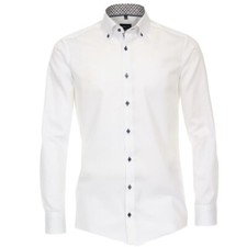Venti men's long sleeve shirt business shirt white plain 123930000 000