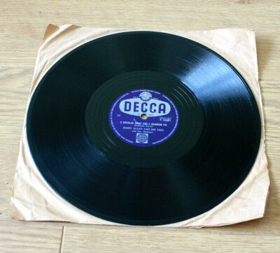 Jerry Allen Trio Skyblue Shirt And A Rainbow Tie & Small Talk 78 rpm Record 