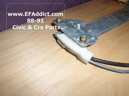 88-89 HONDA CIVIC WAGON PASSENGER REAR DOOR WINDOW REGULATOR REAR RIGHT SIDE - Picture 3 of 5